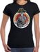 Bellatio Decorations Original gangster skelet Halloween verkleed t-shirt zwart voor dames L