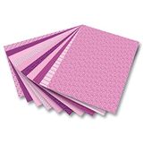 folia 46309 - motiefkarton Basics roze gesorteerd, 50 x 70 cm, 270 g/m², 10 vellen