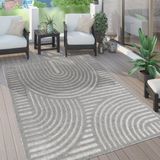 Paco Home Vloerkleed Tapijt Voor Binnen En Buiten Terras Keuken Scandinavisch Eenkleurig 200x280 cm