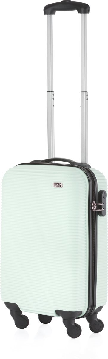 Travelz - Horizon - Handbagagekoffer 54cm - ABS Trolley met gevoerde binnenkant - Mint