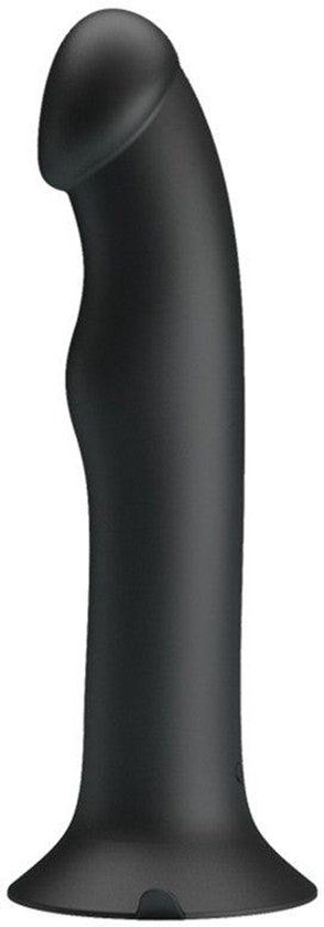 Pretty Love Murray Vibrerende Dildo - 19 cm - Zwart - USB Oplaadbaar - Siliconen