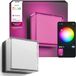 Philips Hue Scenova Vierkante Wand- en Plafondlamp voor Buiten - Slimme Verlichting met Aanpasbaar Wit en Gekleurd Licht - IP44 Weerbestendig