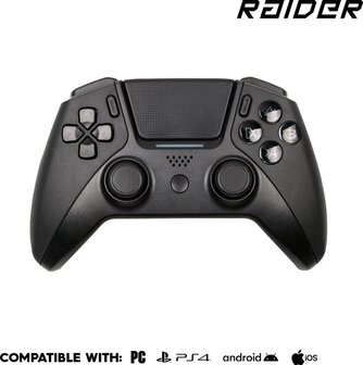Raider ULTRA Game Controller - Draadloos - Bluetooth - Zwart