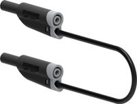 Electro PJP 2710-IEC-CD1-25N Câble de mesure Fiche banane 4 mm Fiche banane 4 mm 25 cm Noir 1 pièce(s)