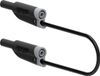 Electro PJP 2710-IEC-CD1-25N Câble de mesure Fiche banane 4 mm Fiche banane 4 mm 25 cm Noir 1 pièce(s)