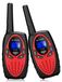 Talkie-walkie enfants - 8 canaux - Pmr446 - Rouge - 1 paire avec écran LCD