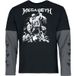 Megadeth T-shirt à manches longues - Logo - S à XXL - pour Hommes - noir-gris