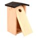 Esschert Design Koolmees Nestkast - Beige - Hout - 13,7 x 17 x 28,3 cm