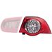 HELLA 2VA 009 246-091 Achterlicht - LED - Transparent/Rood - Buitenste deel ECE - links