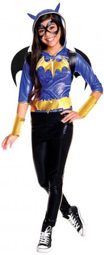 Generik Deluxe Superhero Girls Batgirl kostuum voor meisjes