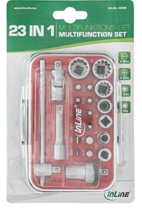 Inline Handwerkzeuge 43099 Schroevendraaierbits Set 12-delig
