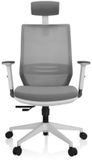 hjH OFFICE Bureaustoel PROFONDO PRO W Netstof / Stof grijs