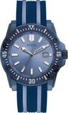 Guess GW0055G2 Heren Polshorloge Blauw Siliconen 46mm