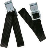Bellatio Design Spanbanden/Sjorbanden/Bindriemen - 2x stuks - Zwart - 200 cm