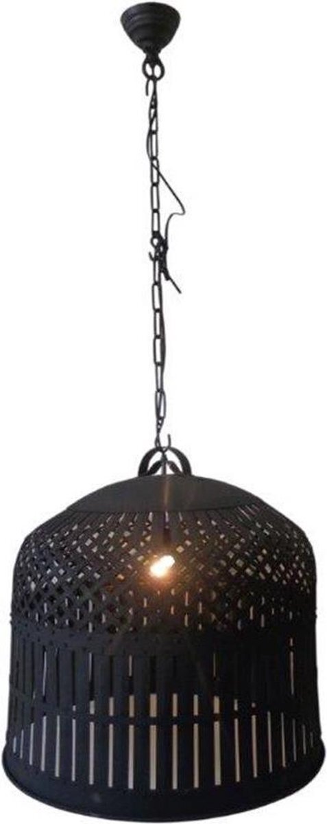 Deco4yourhome - Lamp - Kooi - Zwart - XL - 74cm