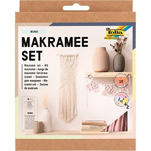 Folia 23719 Boho-macramé set - 10-delig