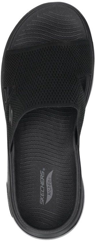 Skechers Go Walk Arch Fit 2.0 Zandal Dames Sandalen Zwart