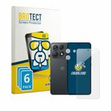BROTECT Screenprotector 6 Stuks voor Motorola Edge 70 Max (Voor+Camera) Beschermglas transparant