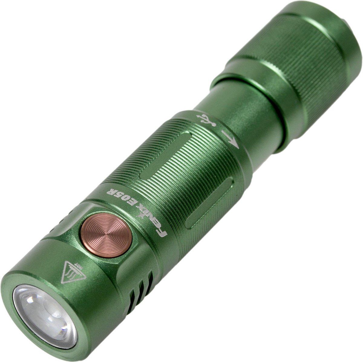 Fenix E05R Zaklamp - Groen - 400 Lumen - Oplaadbaar - Compact