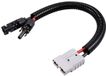 TRU COMPONENTS fiche haute tension vers fiche PV type B TC-12195636 Noir, Rouge