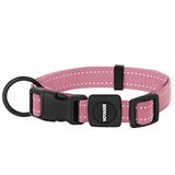 Best Pet Supplies Voyager Reflective Dog Leash or Collar with Neoprene Handle, for Small, Medium, and Large Breed Puppies, Cute and Heavy Duty for Walking, Running and Training - Pink, S