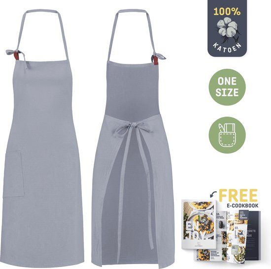 Sophie Nørdinn Malmö Keukenschort - Paars - 87 x 77 cm