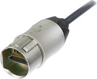 Neutrik NKHDMI-5 Câble HDMI Câble de connexion HDMI Connecteur HDMI-A, connecteur HDMI-A 5,00 m Nickel Montable