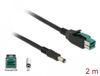 Delock PoweredUSB kabel male 12 V > DC 5.5 x 2.1 mm male 2 m