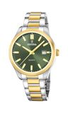 Festina Montre homme analogique en acier inoxydable 316l multicolore