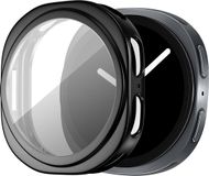 Bandz TPU soft case hoesje - geschikt voor Samsung Galaxy Watch 9/8 - 44mm - schokabsorberende beschermhoes van zacht TPU - full cover (zwart)