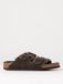 Birkenstock Arizona VL Lammfell Narrow Unisex Pantoffels - Mocha - Maat 37
