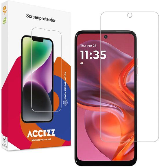 Accezz Screen Protector - Geschikt voor Motorola Moto G05 / Motorola Moto E15 - Gehard Glas Screenprotector