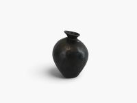 Buitengewoon de Boet Vase Aluminium Ant.Sm.Black S 23x30cm