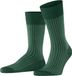 FALKE Oxford Stripe gedessineerd katoen sokken heren groen - maat 43-44