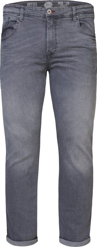 Petrol Industries Russel Regular Tapered Fit Jeans - Grijs - Maat 34 - Heren