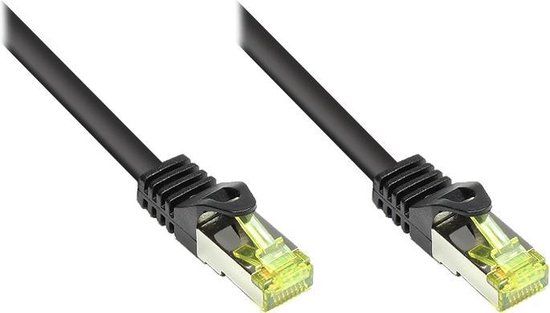 Alcasa 8070R-015S netwerkkabel 1,5 m Cat7 S/FTP (S-STP) Zwart