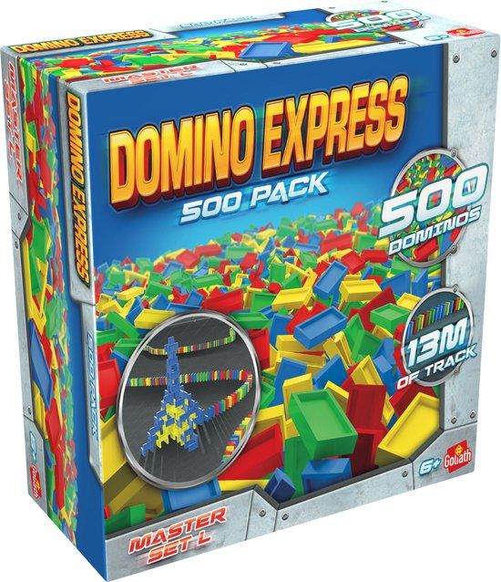 Goliath Domino Express - 500 stenen - Bouwset - Multicolor