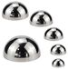 Set de 6 miroirs de jardin polis en acier inoxydable pour décoration
