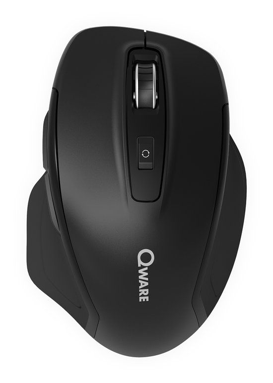 Qware Glasgow - Draadloze muis - Zwart