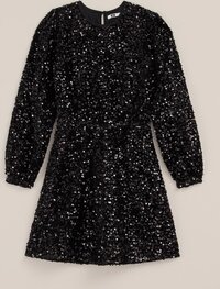 WE Fashion Meisjes jurk met pailletten