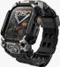 SUPCASE Unicorn Beetle Ore - Hoesje en Bandje Geschikt voor Apple Watch Ultra / Ultra 2 - Bumper Case met Ingebouwde Strap - Zwart