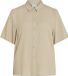 VILA VIPRICIL S/S NEW SHIRT - NOOS Chemisier femme - Feather Gray - Taille 36
