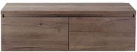 BES LED Frozen Badmeubelset 140 cm - Greeplijst in Kleur - Inclusief Wastafelbovenblad Tabacco