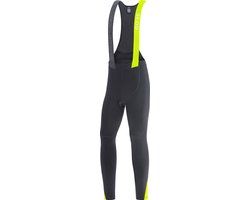 Gore Wear C5 Thermo Bib Tights+ - Black/neon Yellow - Men - Size S