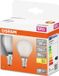 OSRAM LED STAR CLASSIC P25 LED-lamp, E14, druppelvorm, mat glas, 250 lumen, warmwit (2700K), vervanging voor conventionele 25W lampen, niet dimbaar, 2 stuks