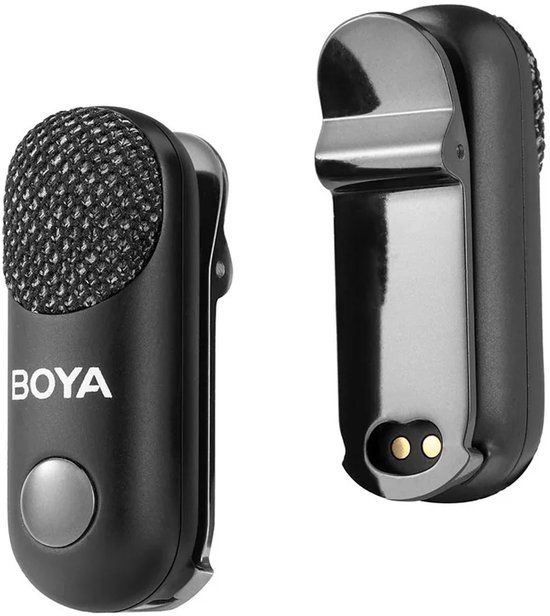 Boya Magic 05 - Draadloze Microfoon – 2 x Transmitter + 1 x Receiver – USB-C – Inclusief Oplaad Case - AI Gestuurd