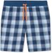 SCHIESSER Bermuda Heren Pyjamas Katoen Pacific Blue Geruit