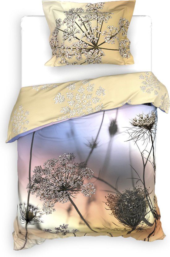 Heckettlane Faith Dekbedovertrek - Eenpersoons - Katoensatijn - 140x200-220cm - Multi