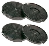 Merkloos Electrolux & Faber 4 Stuks Actieve Koolstoffilter voor Afzuigkappen