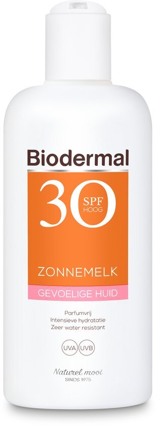 Biodermal Zonnemelk Gevoelige Huid SPF30